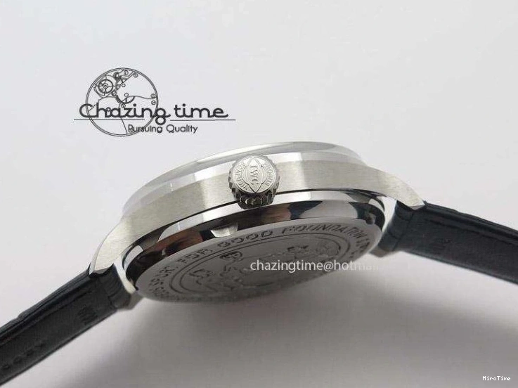 MIROTIME 0710 Portuguese Real PR IW500112 ZF 1:1 Laureus Edition On Black Leather Strap A Flexible 7369